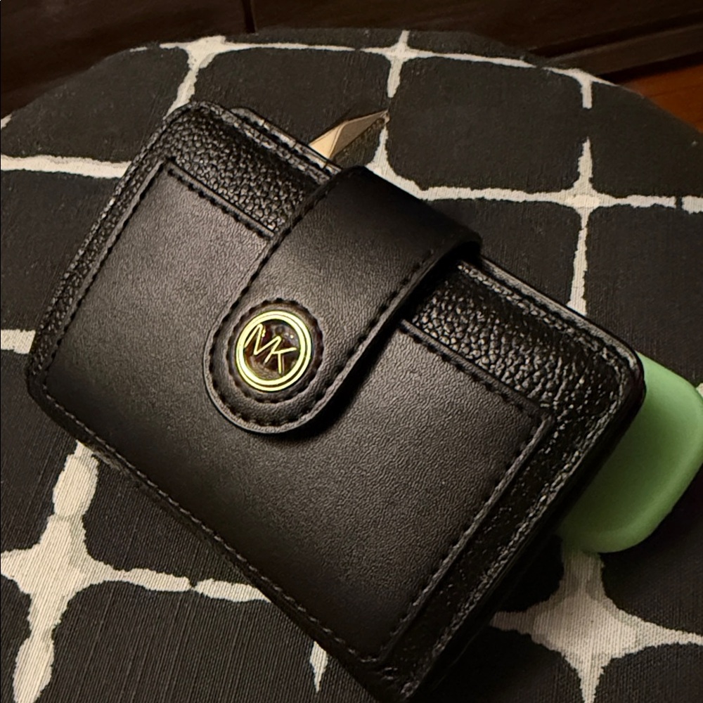 Michael Kors Black Leather Card Holder